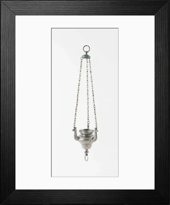 Framed Print : Votive Lamp, Poland, Late 18th century. Creator: Unknown Framed Print : Votive Lamp, Poland, Late 18th century. Creator: Unknown