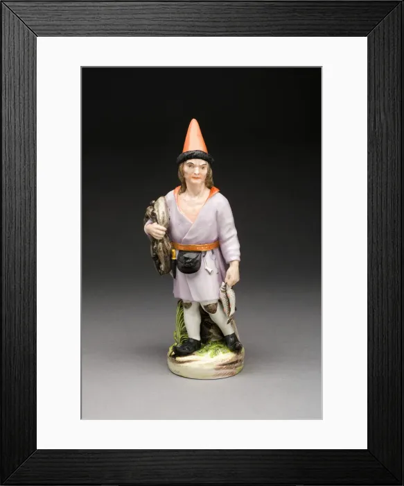 Framed Print : Figure of Fisherman, Saint Petersburg, c. 1779 / 96. Creators: Jean Rachette Framed Print : Figure of Fisherman, Saint Petersburg, c. 1779 / 96. Creators: Jean Rachette
