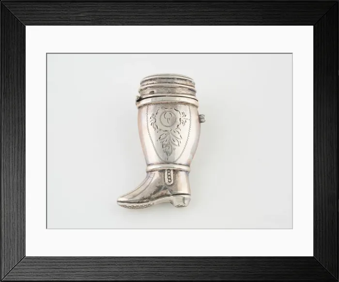 Framed Print : Match Safe, Denmark, c. 1850. Creator: Unknown Framed Print : Match Safe, Denmark, c. 1850. Creator: Unknown