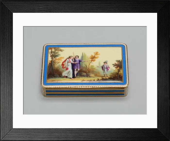 Framed Print : Snuff Box, Switzerland, c. 1800 / 10. Creator: Unknown Framed Print : Snuff Box, Switzerland, c. 1800 / 10. Creator: Unknown
