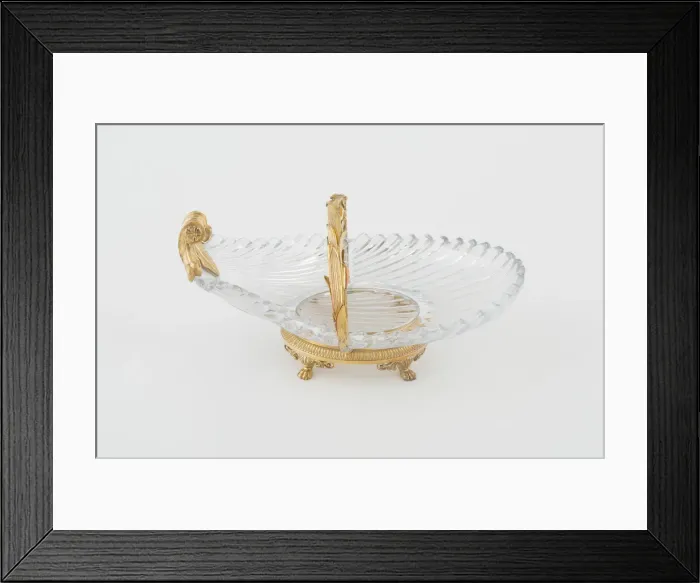Framed Print : Two Sweetmeat Dishes, Paris, 1819 / 38. Creator: Jean Baptiste Claude Odiot Framed Print : Two Sweetmeat Dishes, Paris, 1819 / 38. Creator: Jean Baptiste Claude Odiot