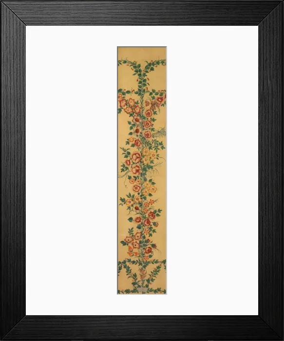 Framed Print : Panel, United States, 19th century. Creator: Unknown Framed Print : Panel, United States, 19th century. Creator: Unknown