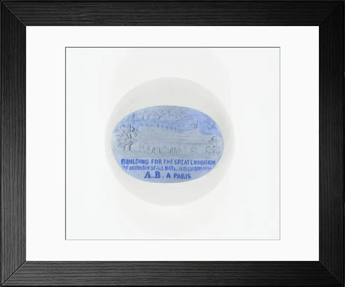 Framed Print : Paperweight, Paris, 1851. Creator: Unknown Framed Print : Paperweight, Paris, 1851. Creator: Unknown