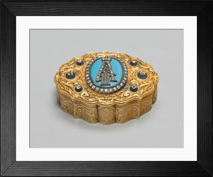 Framed Print : Snuff Box, Russia, 1881 / 94. Creator: Unknown Framed Print : Snuff Box, Russia, 1881 / 94. Creator: Unknown