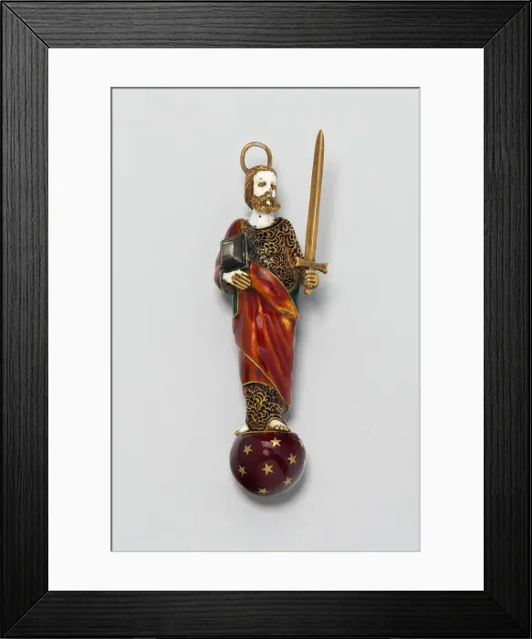 Framed Print : Figure of Saint Paul, Italy, 1863 / 1876. Creator: Salomon Weininger Framed Print : Figure of Saint Paul, Italy, 1863 / 1876. Creator: Salomon Weininger