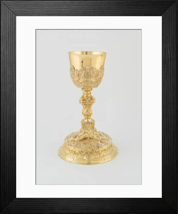 Framed Print : Chalice, Hungary, c. 1760. Creator: Unknown Framed Print : Chalice, Hungary, c. 1760. Creator: Unknown