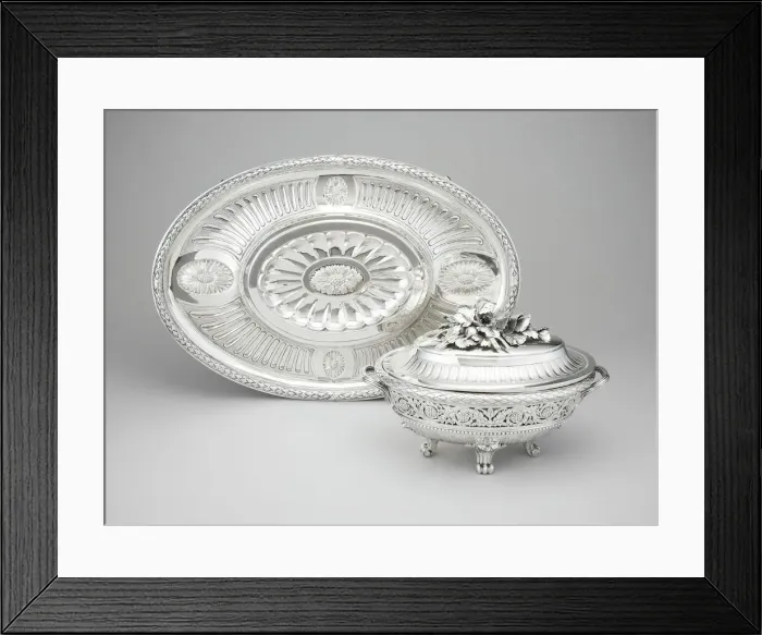 Framed Print : Sauce Tureen, Liner and Stand, Vienna, 1781 / 82. Creator: Joseph Ignaz Würth Framed Print : Sauce Tureen, Liner and Stand, Vienna, 1781 / 82. Creator: Joseph Ignaz Würth