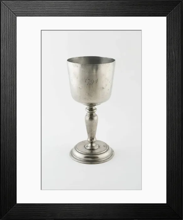 Framed Print : Communion Chalice, Glasgow, c. 1794. Creator: Stephen Maxwell Framed Print : Communion Chalice, Glasgow, c. 1794. Creator: Stephen Maxwell