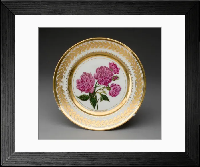 Framed Print : Dessert Plate, Moscow, 1826. Creator: Prince Iusupov Porcelain Factory Framed Print : Dessert Plate, Moscow, 1826. Creator: Prince Iusupov Porcelain Factory