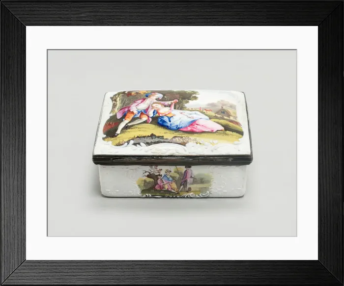 Framed Print : Box, Wednesbury, c. 1790. Creator: Unknown Framed Print : Box, Wednesbury, c. 1790. Creator: Unknown