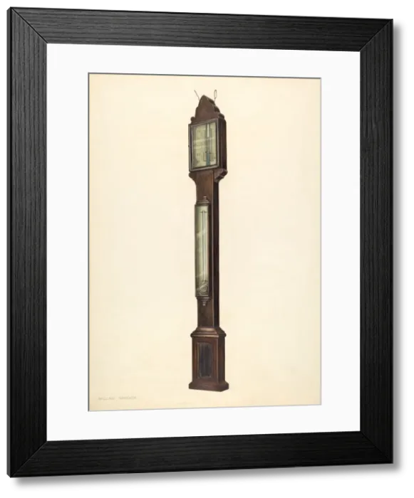 Framed Print : Barometer, c. 1937. Creator: William Spiecker Framed Print : Barometer, c. 1937. Creator: William Spiecker
