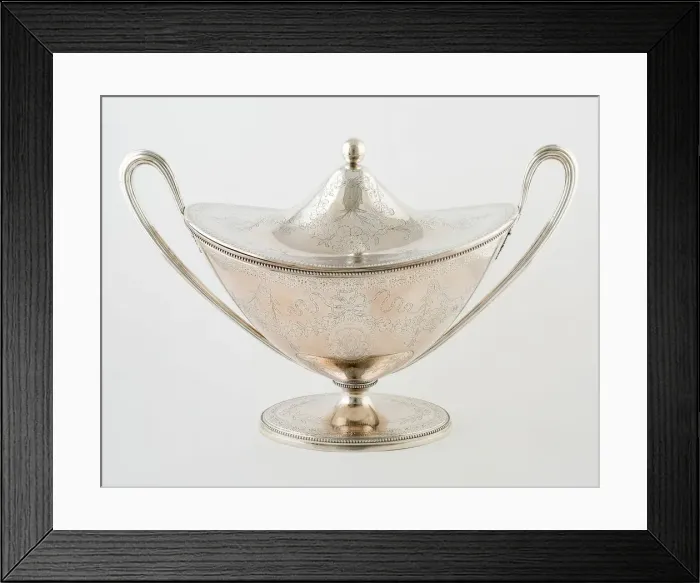 Framed Print : Tureen with Cover, Edinburgh, 1783 / 84. Creator: William Davie Framed Print : Tureen with Cover, Edinburgh, 1783 / 84. Creator: William Davie