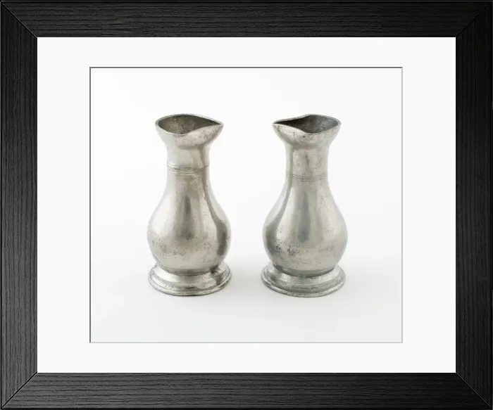 Framed Print : Pair of Sacramental Cruets, France, Early 19th century. Creator: Unknown Framed Print : Pair of Sacramental Cruets, France, Early 19th century. Creator: Unknown