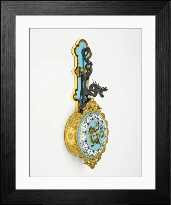 Framed Print : Wall Clock, France, c. 1880. Creator: L Escalier de Cristal Framed Print : Wall Clock, France, c. 1880. Creator: L Escalier de Cristal