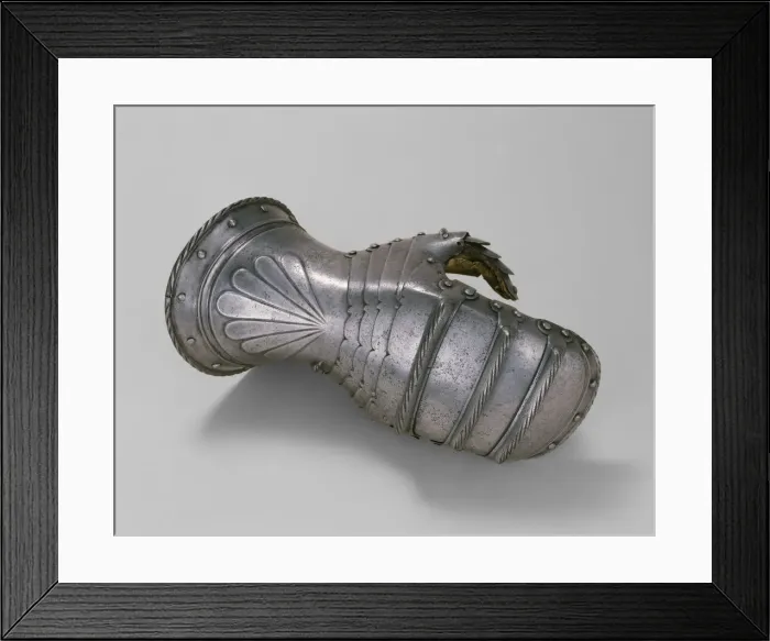 Framed Print : Mitten Gauntlet for the Right Hand, Innsbruck, c. 1530 / 40. Creator: Jorg Seusenhofer Framed Print : Mitten Gauntlet for the Right Hand, Innsbruck, c. 1530 / 40. Creator: Jorg Seusenhofer