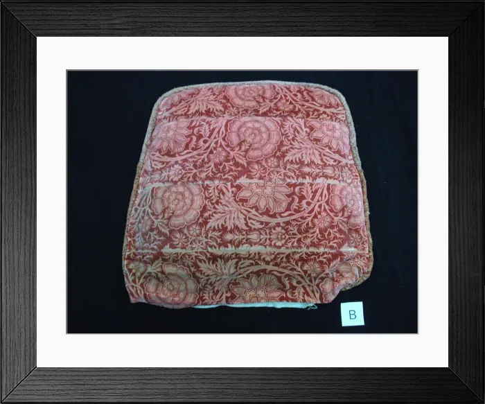 Framed Print : Chair Seat, England, c. 1888. Creator: Hencroft Dye Works Framed Print : Chair Seat, England, c. 1888. Creator: Hencroft Dye Works
