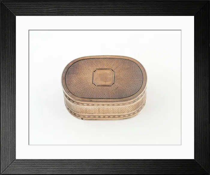 Framed Print : Nutmeg Grater, London, c. 1798 / 99. Creator: T. Phipps and E. Robinson Framed Print : Nutmeg Grater, London, c. 1798 / 99. Creator: T. Phipps and E. Robinson