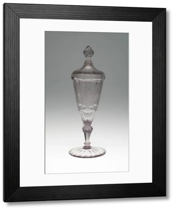 Framed Print : Goblet with Cover, Silesia, c. 1750. Creator: Christopher Gottfried Schneider Framed Print : Goblet with Cover, Silesia, c. 1750. Creator: Christopher Gottfried Schneider