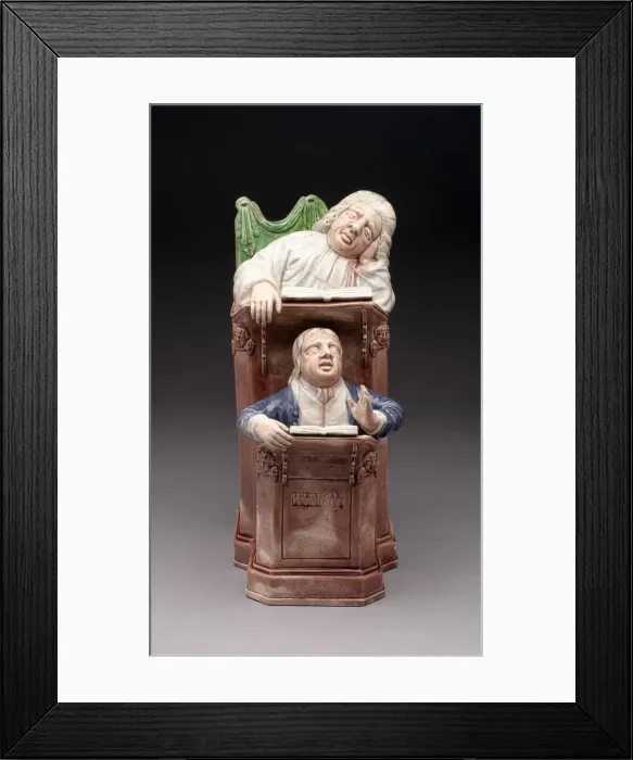 Framed Print : The Vicar and Moses, England, 1780 / 90. Creator: Ralph Wood the Younger Framed Print : The Vicar and Moses, England, 1780 / 90. Creator: Ralph Wood the Younger