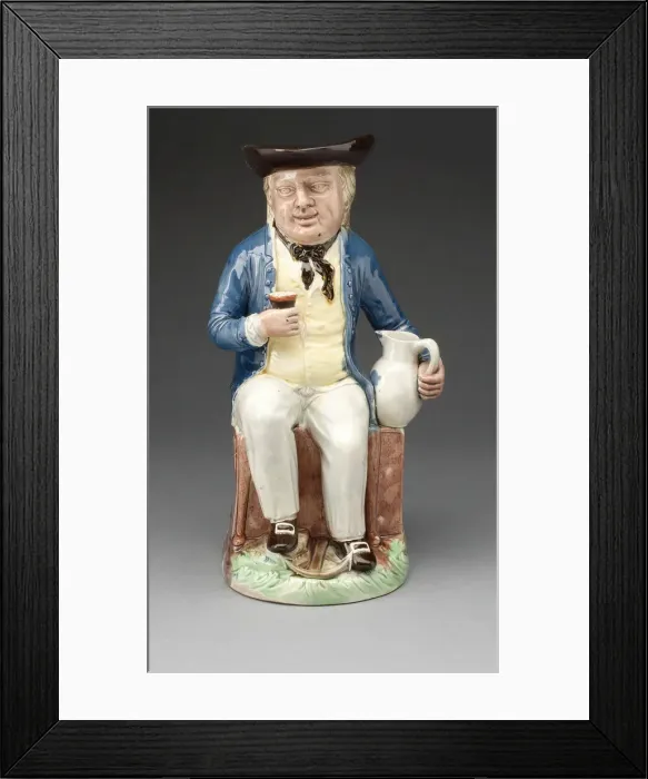 Framed Print : Rodneys Sailor Toby Jug, Staffordshire, 1780 / 90. Creator: Ralph Wood the Younger Framed Print : Rodneys Sailor Toby Jug, Staffordshire, 1780 / 90. Creator: Ralph Wood the Younger