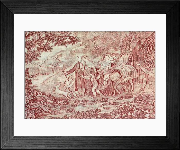 Framed Print : The Dance and The Departure Illustrations from The Deserted Village, England, 1790 / 1800 Framed Print : The Dance and The Departure Illustrations from The Deserted Village, England, 1790 / 1800