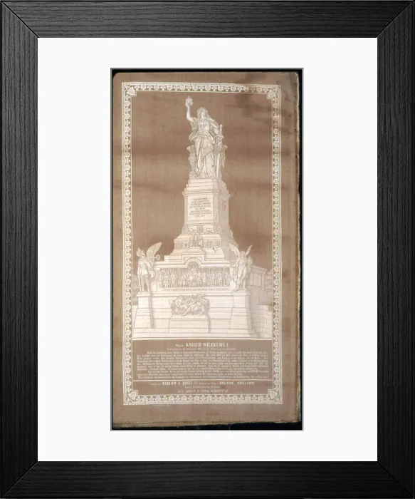 Framed Print : Panel (Commemorative), England, c. 1883. Creator: Barlow & Jones