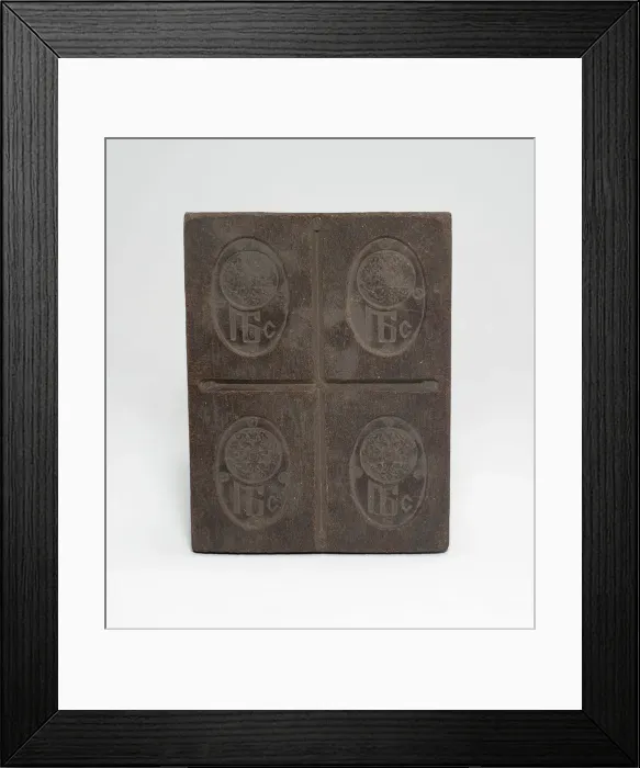 Framed Print : Biscuit or Sugar Paste Mold, Russia, Early to mid 18th century. Creator: Unknown Framed Print : Biscuit or Sugar Paste Mold, Russia, Early to mid 18th century. Creator: Unknown