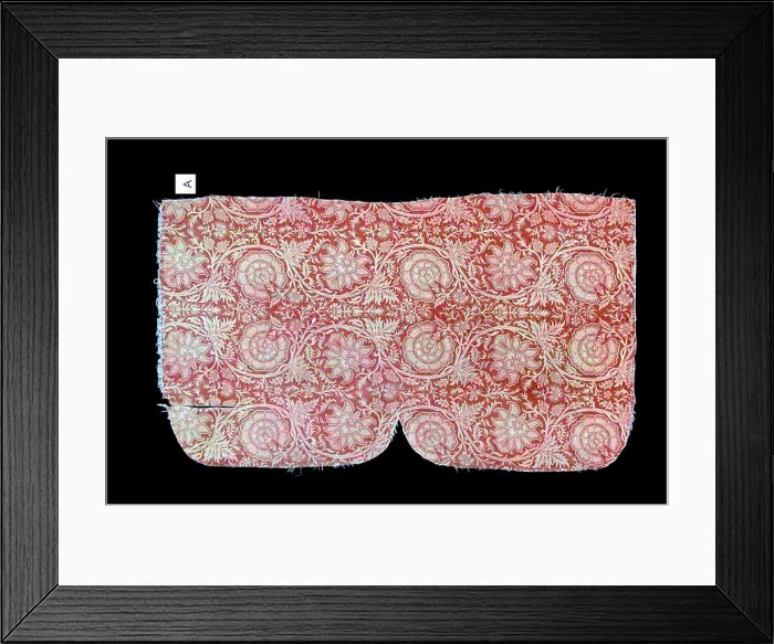 Framed Print : Chair Seat, England, c. 1888. Creator: Hencroft Dye Works Framed Print : Chair Seat, England, c. 1888. Creator: Hencroft Dye Works