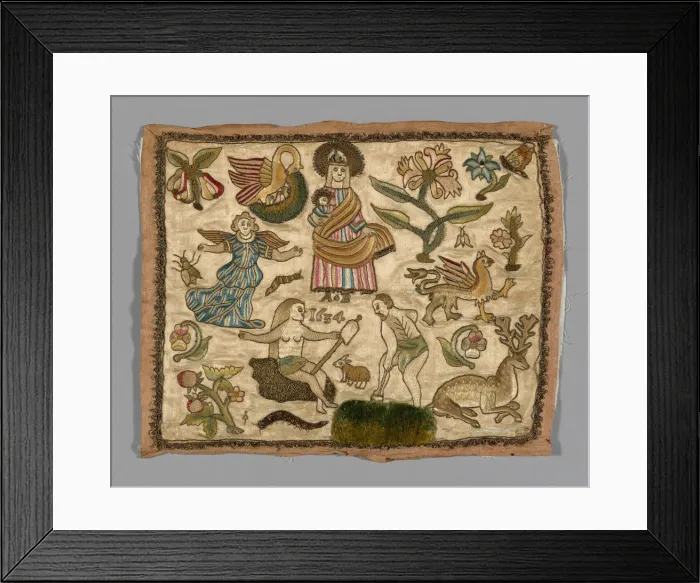 Framed Print : Religious picture, England, 1634. Creator: Unknown Framed Print : Religious picture, England, 1634. Creator: Unknown