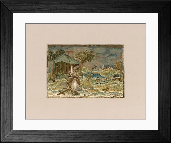 Framed Print : Religious picture, England, 17th century. Creator: Unknown Framed Print : Religious picture, England, 17th century. Creator: Unknown