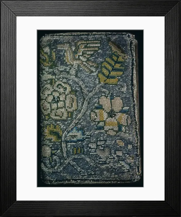 Framed Print : Book Cover for Book of Psalms, Prayers, and Hymns, England, 17th century Framed Print : Book Cover for Book of Psalms, Prayers, and Hymns, England, 17th century