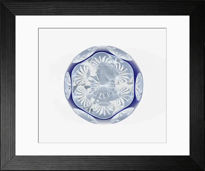 Framed Print : Paperweight, Saint-Louis, c. 1846-55. Creator: Saint-Louis Glassworks Framed Print : Paperweight, Saint-Louis, c. 1846-55. Creator: Saint-Louis Glassworks