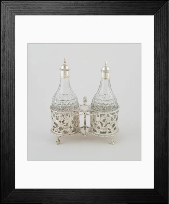 Framed Print : Cruet Set, Dublin, c. 1760. Creator: Thomas Williamson Framed Print : Cruet Set, Dublin, c. 1760. Creator: Thomas Williamson