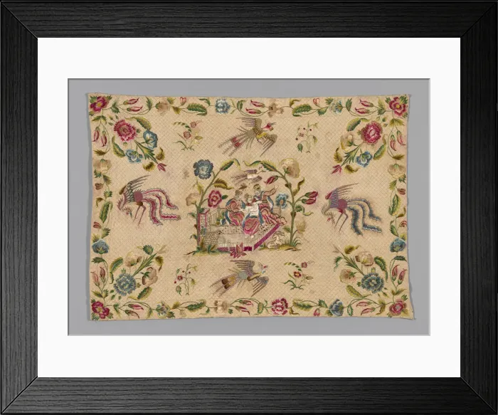 Framed Print : Picture (Susannah and the Elders), England, Queen Anne period, c. 1700 / 10 Framed Print : Picture (Susannah and the Elders), England, Queen Anne period, c. 1700 / 10