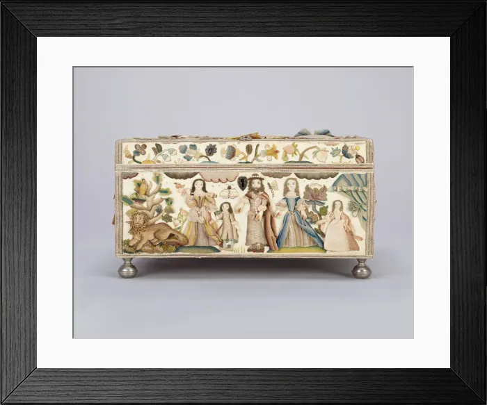 Framed Print : Dressing Box Depicting the Finding of Moses and Scenes from Abraham and Hagar, c. 1668 Framed Print : Dressing Box Depicting the Finding of Moses and Scenes from Abraham and Hagar, c. 1668