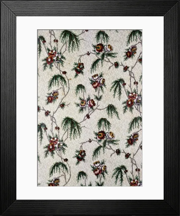 Framed Print : Panel, England, 1750 / 1800. Creator: Unknown Framed Print : Panel, England, 1750 / 1800. Creator: Unknown