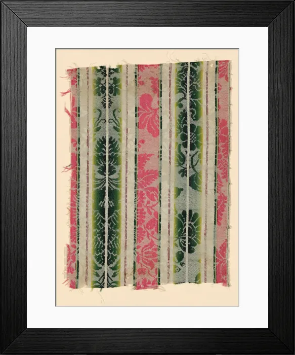 Framed Print : Fragment, England, 17th century. Creator: Unknown