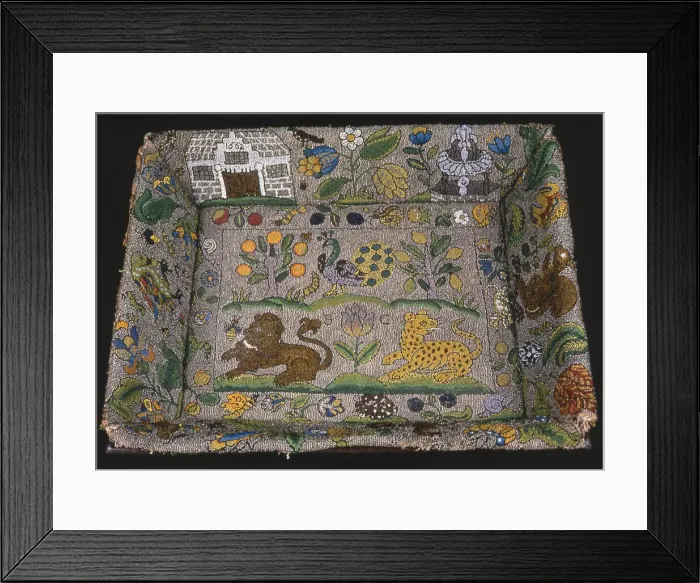 Framed Print : Basket Insert, England, 1662. Creator: Unknown Framed Print : Basket Insert, England, 1662. Creator: Unknown