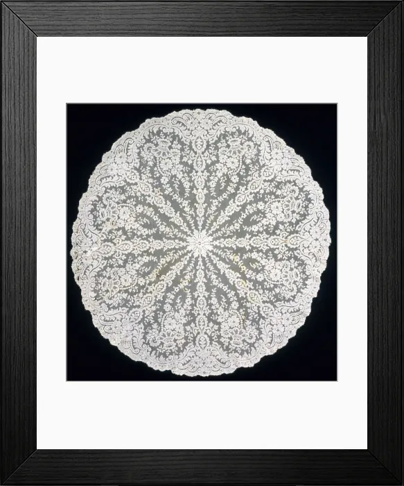 Framed Print : Table Cover, England, 1875 / 1900. Creator: Unknown Framed Print : Table Cover, England, 1875 / 1900. Creator: Unknown