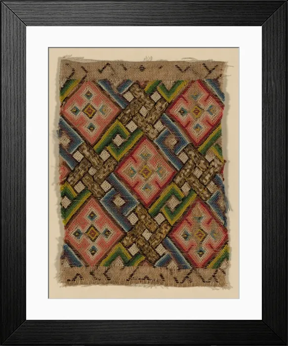 Framed Print : Fragment, Italy, 17th century. Creator: Unknown Framed Print : Fragment, Italy, 17th century. Creator: Unknown