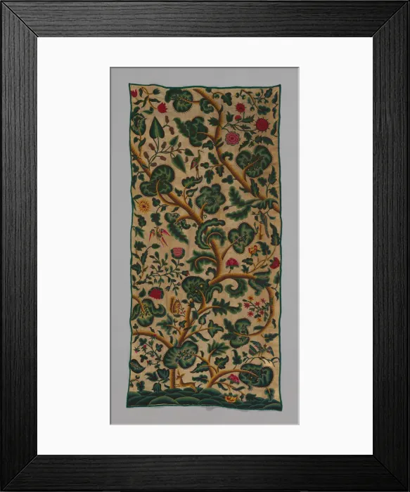 Framed Print : Panel, England, 1675 / 1700. Creator: Unknown Framed Print : Panel, England, 1675 / 1700. Creator: Unknown