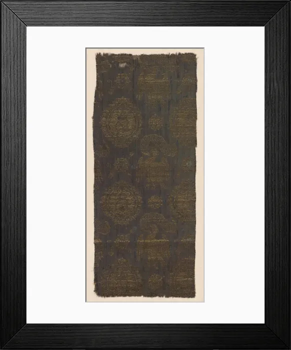 Framed Print : Fragment, Italy, Late 14th / 15th century. Creator: Unknown Framed Print : Fragment, Italy, Late 14th / 15th century. Creator: Unknown