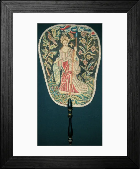 Framed Print : Fire Fan, England, 1701 / 25. Creator: Unknown Framed Print : Fire Fan, England, 1701 / 25. Creator: Unknown