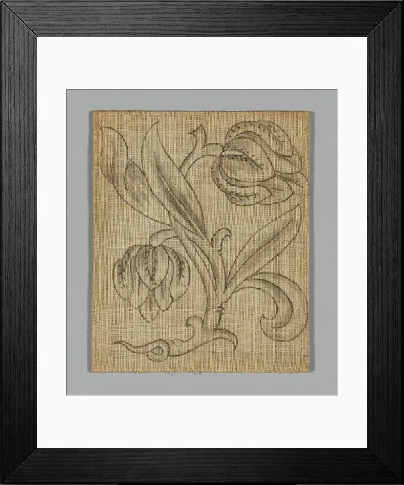 Framed Print : Slip (Unfinished), England, 17th century. Creator: Unknown Framed Print : Slip (Unfinished), England, 17th century. Creator: Unknown