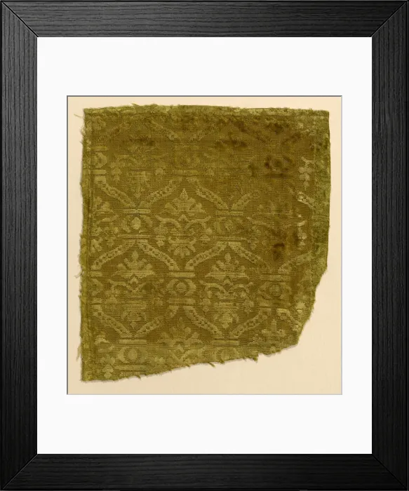 Framed Print : Fragment, Italy, 1575 / 1600. Creator: Unknown Framed Print : Fragment, Italy, 1575 / 1600. Creator: Unknown