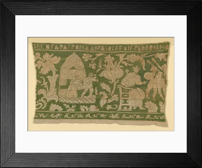 Framed Print : Fragment (From a Border), Italy, 1575 / 1625. Creator: Unknown Framed Print : Fragment (From a Border), Italy, 1575 / 1625. Creator: Unknown