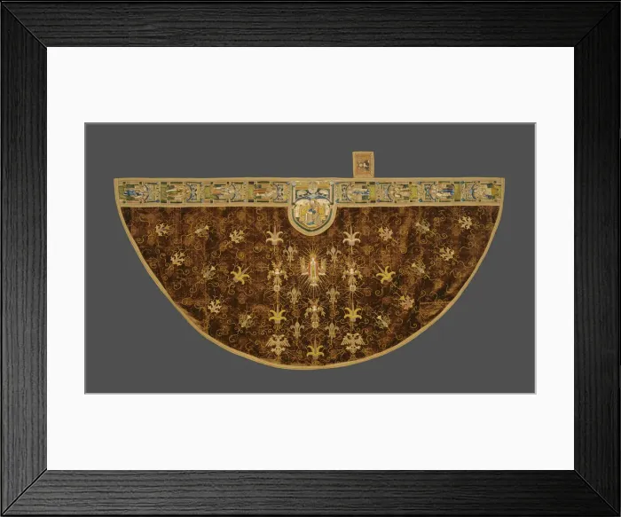 Framed Print : Cope, England, 1490 / 1517, with later restoration. Creator: Unknown Framed Print : Cope, England, 1490 / 1517, with later restoration. Creator: Unknown