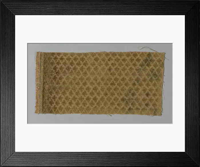 Framed Print : Fragment (Dress Fabric), Italy, 17th century. Creator: Unknown Framed Print : Fragment (Dress Fabric), Italy, 17th century. Creator: Unknown