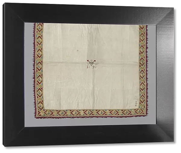 Handkerchief, Italy, 1676. Creator: Unknown