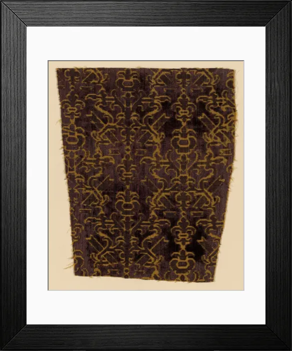 Framed Print : Fragment, Italy, Early 17th century. Creator: Unknown Framed Print : Fragment, Italy, Early 17th century. Creator: Unknown